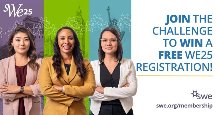 join-the-#oneswe challenge to-win-a-we25-registration!