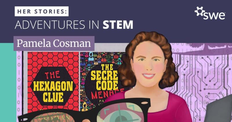 Illustrated graphic of Pamela Cosman