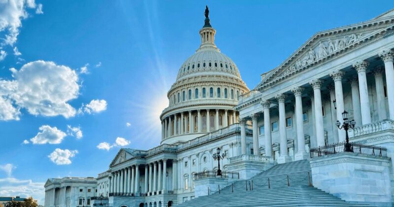 Photo of the Capitol building in Washington D.C.